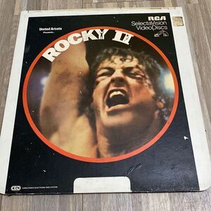 VINTAGE SELECTAVISION VIDEODISC movie film video disc ced rca Rocky 2 balboa